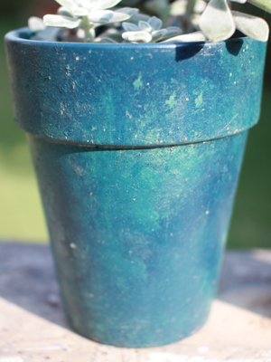 カラーポット Navy blue 拡大